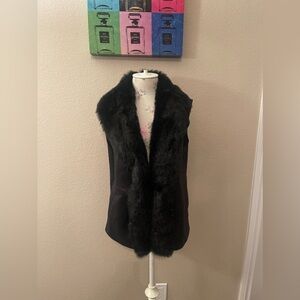 Woman’s faux fur vest